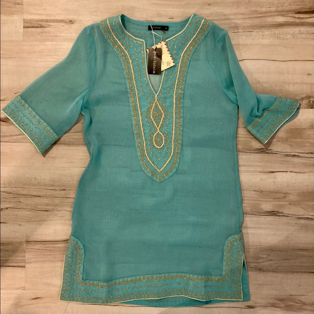 Sheer tunic